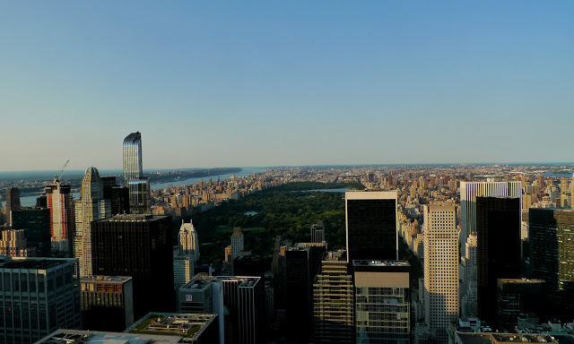 solo backpacking New York City - Top of the Rock