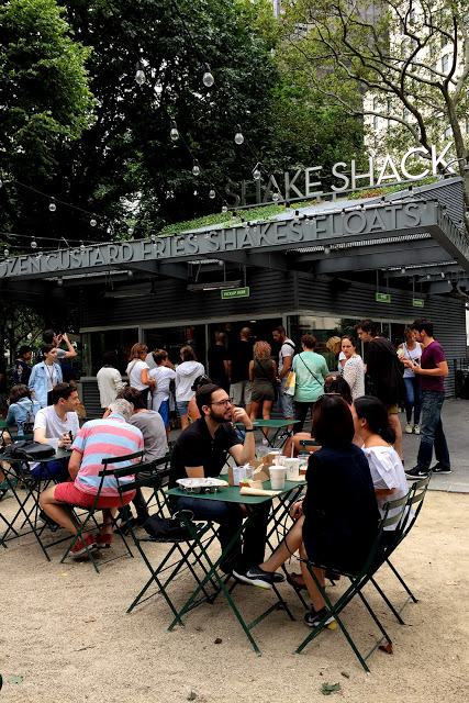 solo backpacking New York City - Shake Shack