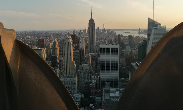 solo backpacking New York City - Top of the Rock