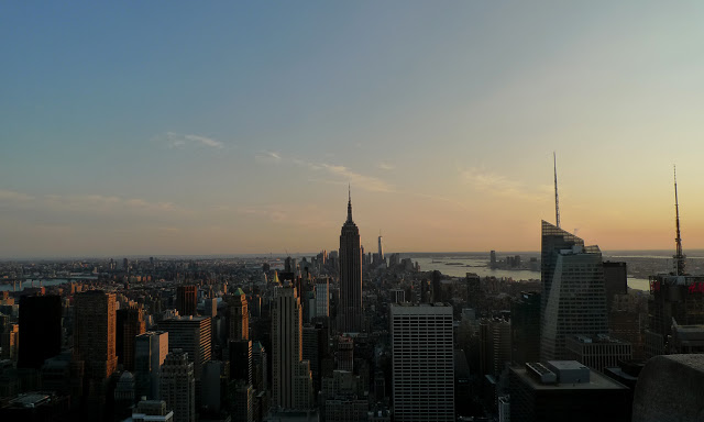 solo backpacking New York City - Top of the Rock