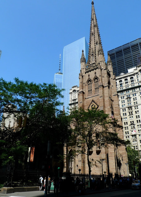 solo backpacking New York City - Trinity Church