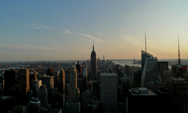 solo backpacking New York City - Top of the Rock