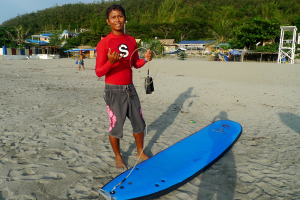 Surfing in La Union - San Juan Surf Resort