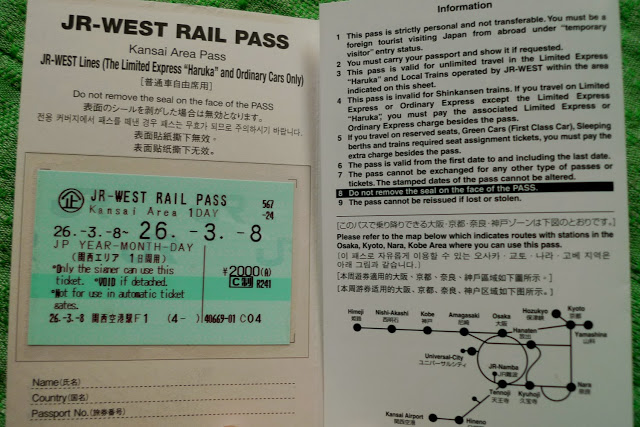 JR WEST Rail Pass