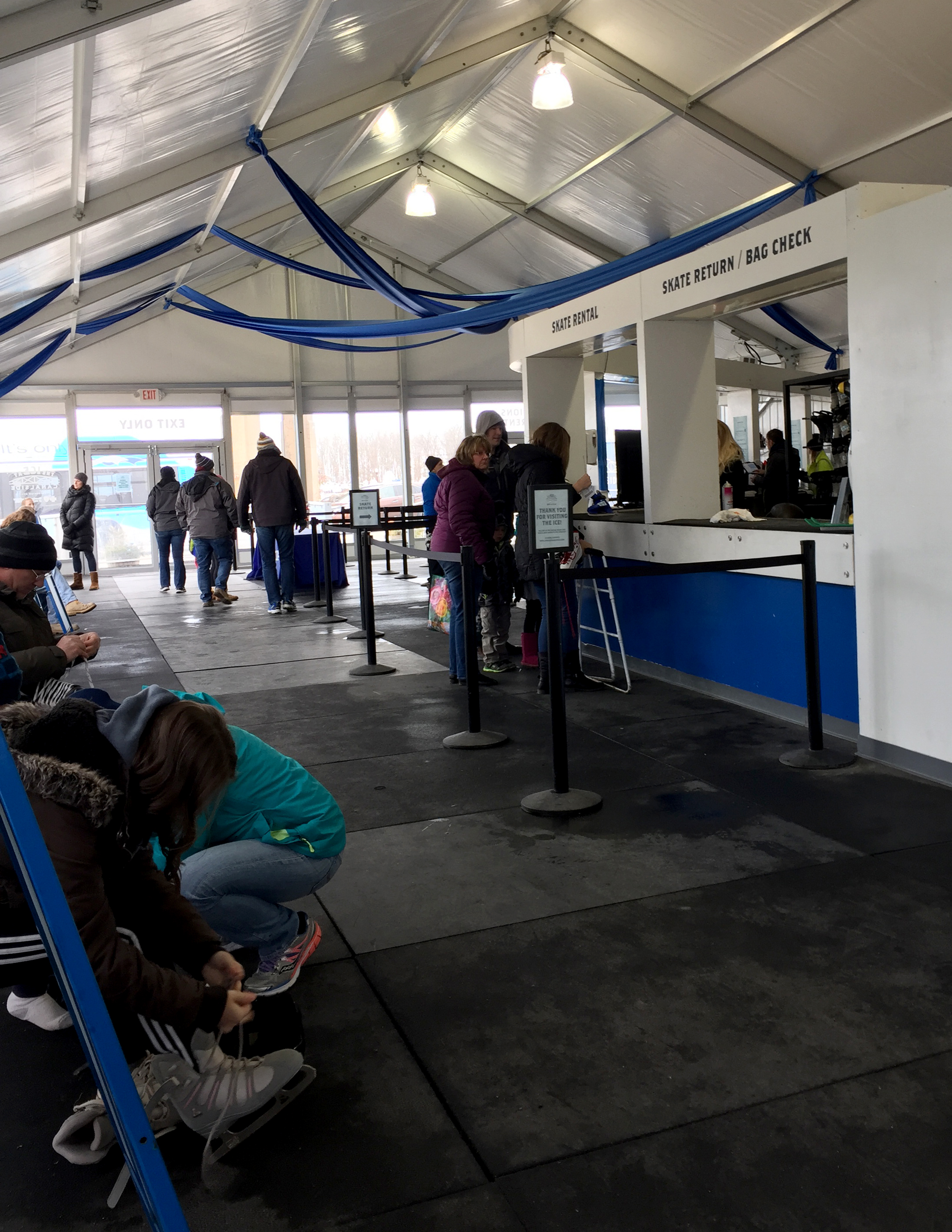 Ice Skating at Canalside