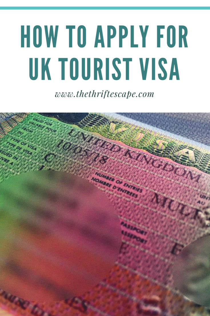tourist visa application to uk