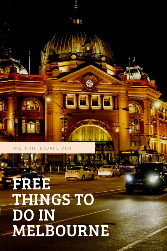 Free things to do in melbourne city