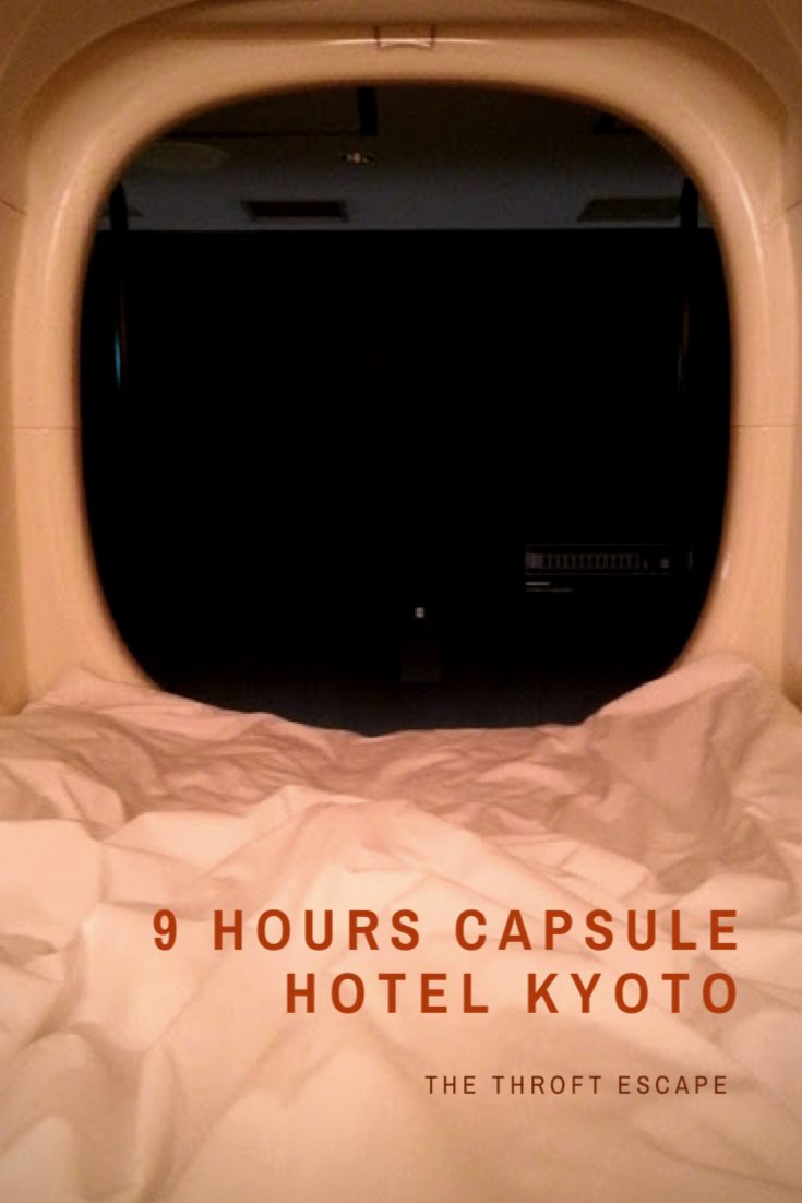 Solo Backpacking in Japan: Kyoto - 9hours capsule hotel
