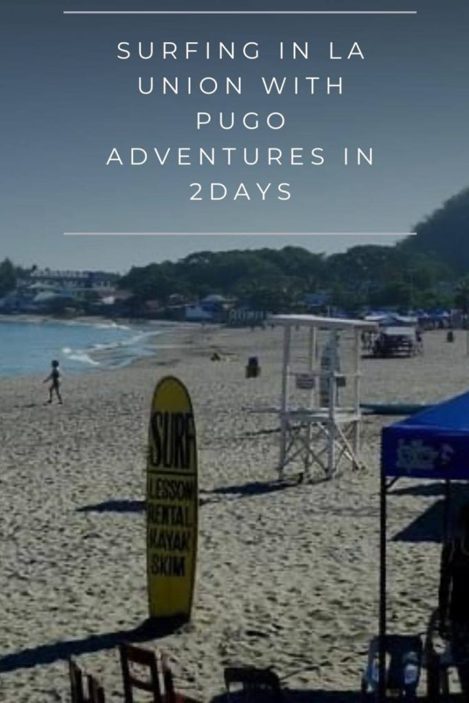 Surfing in La Union with PUGO Adventures in 2 Days