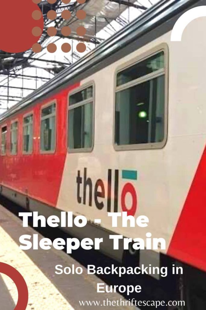 Solo Backpacking in Europe: Thello -The Sleeper train