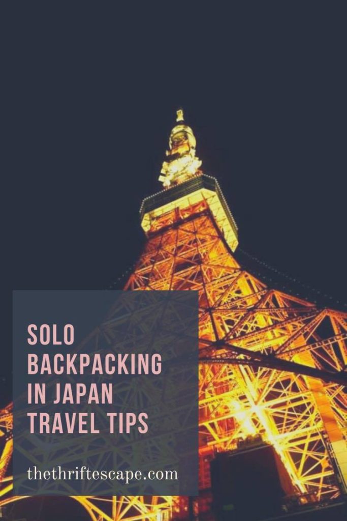 Solo Backpacking in Japan Travel Tips